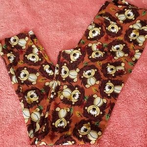 Lularoe OS hedgehog leggings